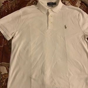 White polo shirt by Ralph Lauren